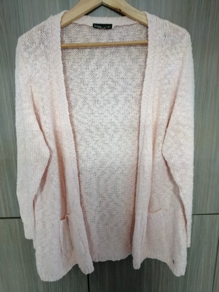 roze openvallende trui / vest GROGGY JBC mt XL, Ophalen, Groggy by JBC, Maat 46/48 (XL) of groter, Zo goed als nieuw