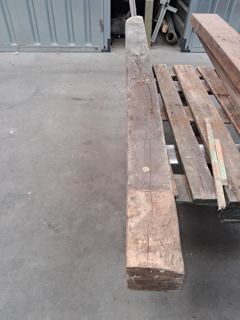 Eiken balk, Doe-het-zelf en Bouw, Hout en Planken, Ophalen, Eiken, Balk