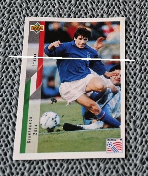 Upper deck World cup USA 94 / Italia / Gianfranco Zola, Envoi, Neuf, Affiche, Image ou Autocollant