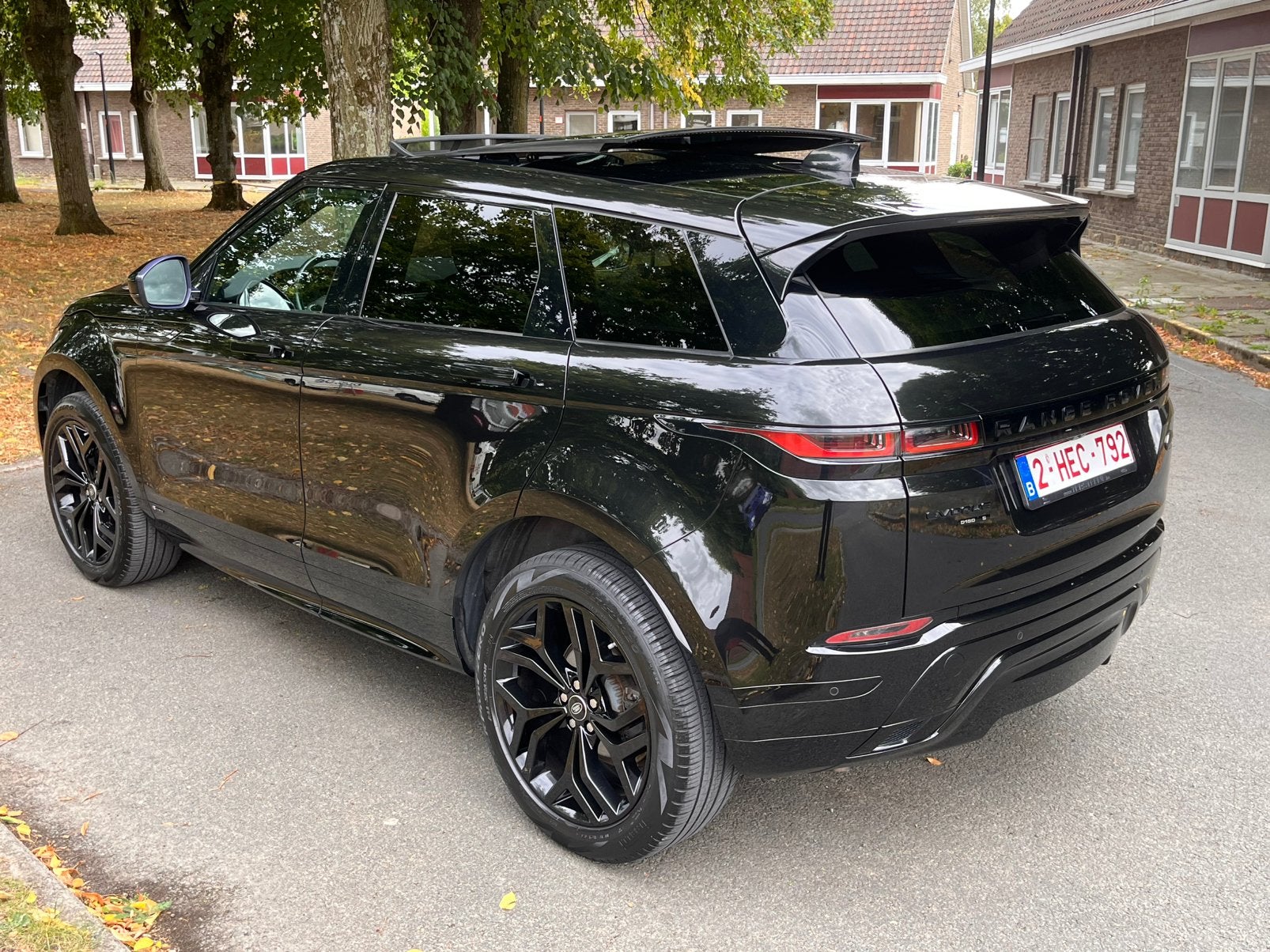 Range Rover Evoque R-Lijn, Auto's, 4 cilinders, Zwart, Leder, 5 deurs