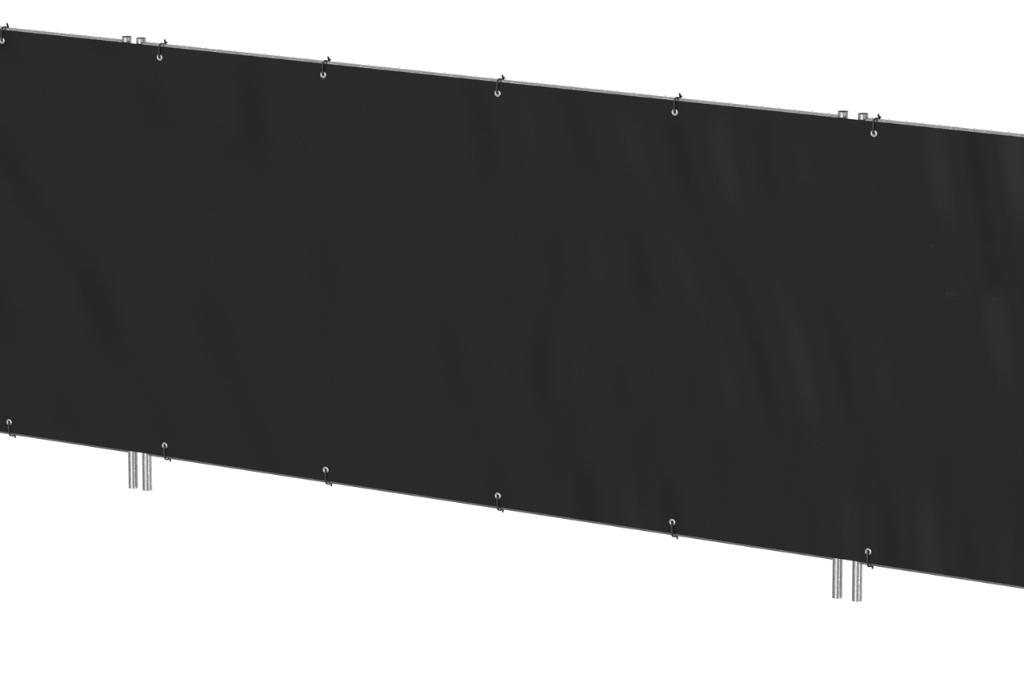 Nouveau rôle de voile ignifuge de 50 m, Enlèvement, Neuf, 15 m² ou plus, Voile