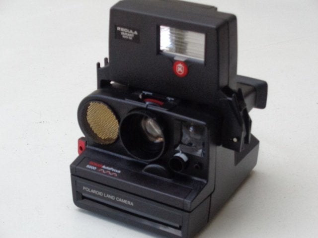 Polaroid SONAR 5000 AutoFocus Camera met Draagtas, Ophalen of Verzenden, Gebruikt, Polaroid, Polaroid