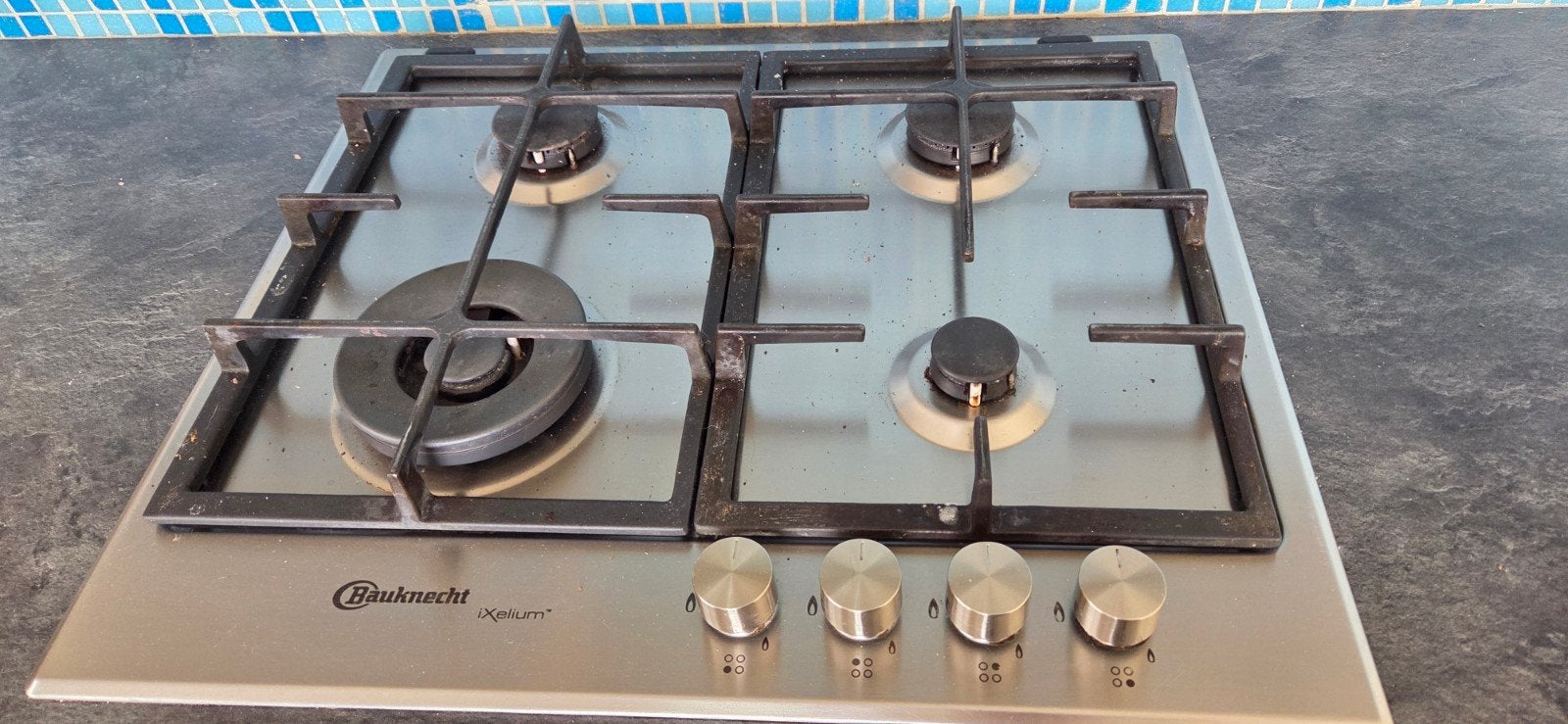 Kookplaat Bauknecht iXelium Gas 2019, Elektronische apparatuur, Kookplaten, Ophalen, Gebruikt, 4 kookzones, Inbouw