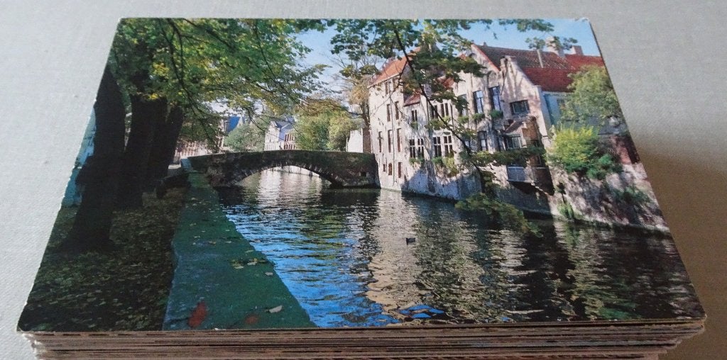 100 POSTKAARTEN VAN BRUGGE, Verzamelen, Verzenden, Gelopen, West-Vlaanderen