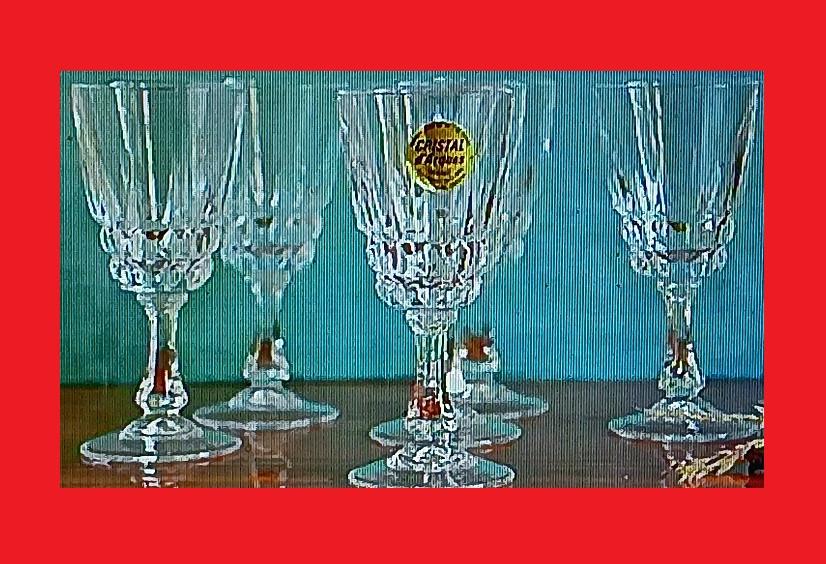 Lot de verres en cristal d'arque !, Ophalen