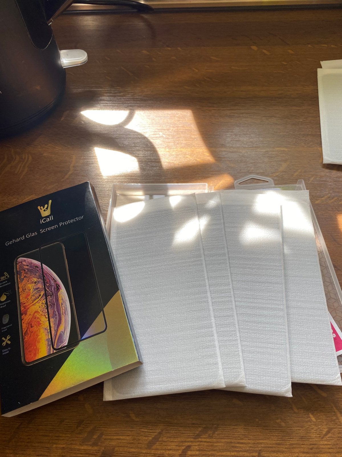 Screensaver i phone 11 donker 4 stuks, Telecommunicatie, Ophalen, Nieuw, IPhone 11