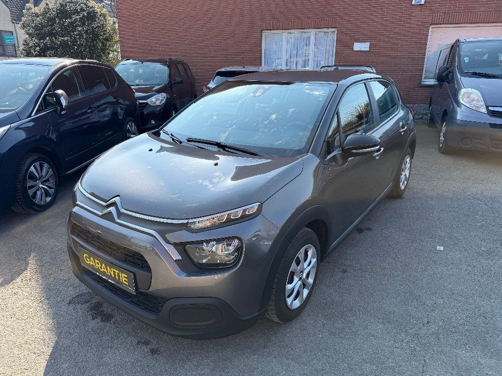 Citroen C3 1.2i 2021 Airco/Cruise/Bluetooth/Garantie, Autos, Argent ou Gris, Achat, Euro 6, Entreprise