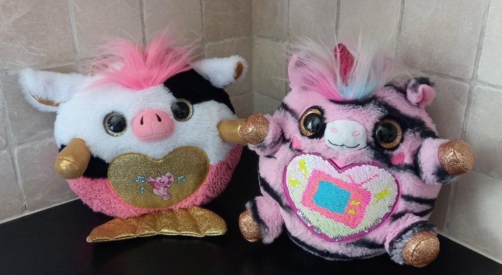 Knuffel zuru rainbocorns zebracorn +  Mermaidcorns, Ophalen of Verzenden, Zo goed als nieuw