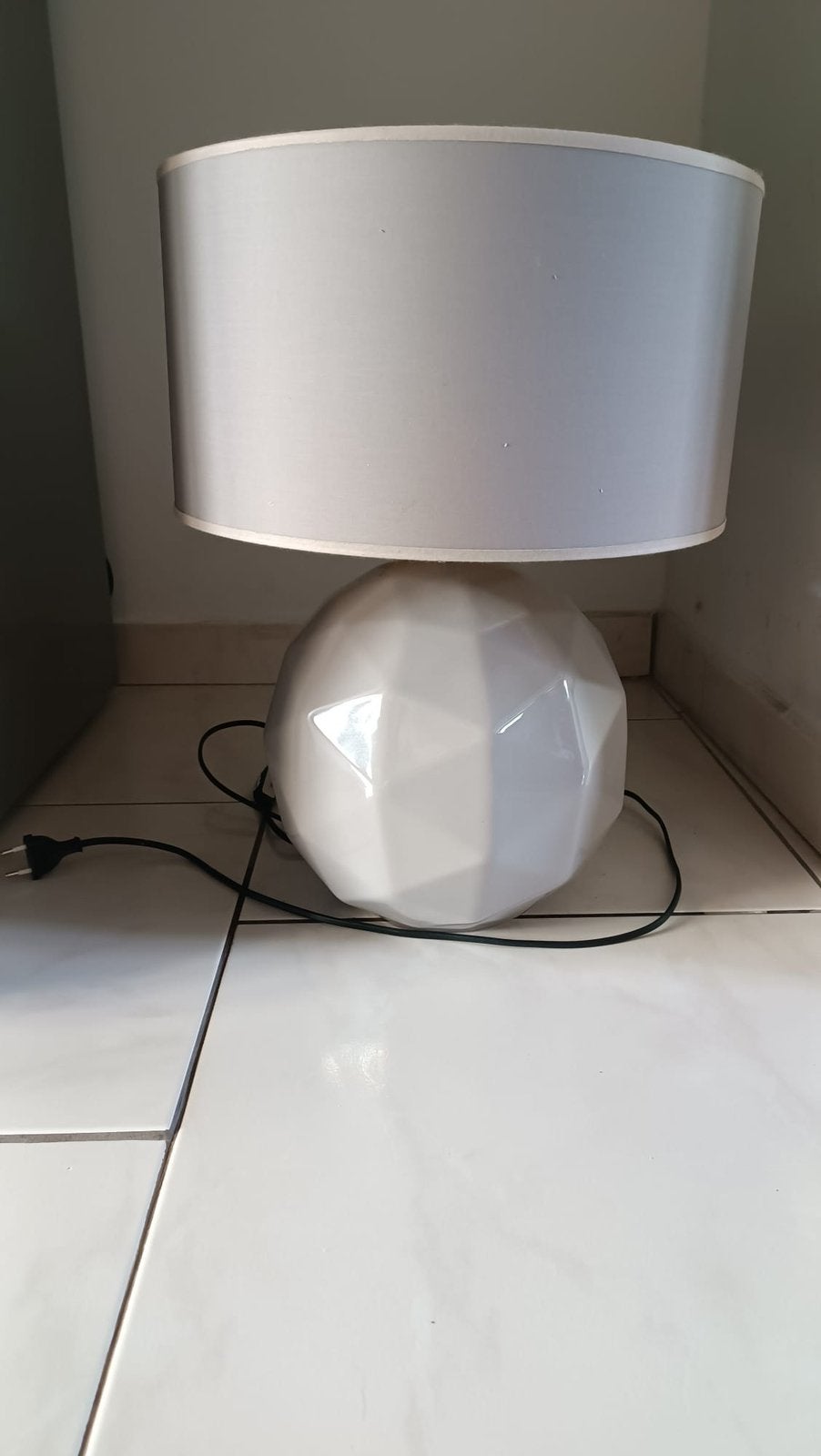 Lampe décorative céramique sur pied, Enlèvement ou Envoi, Comme neuf, Autres matériaux, Moins de 50 cm