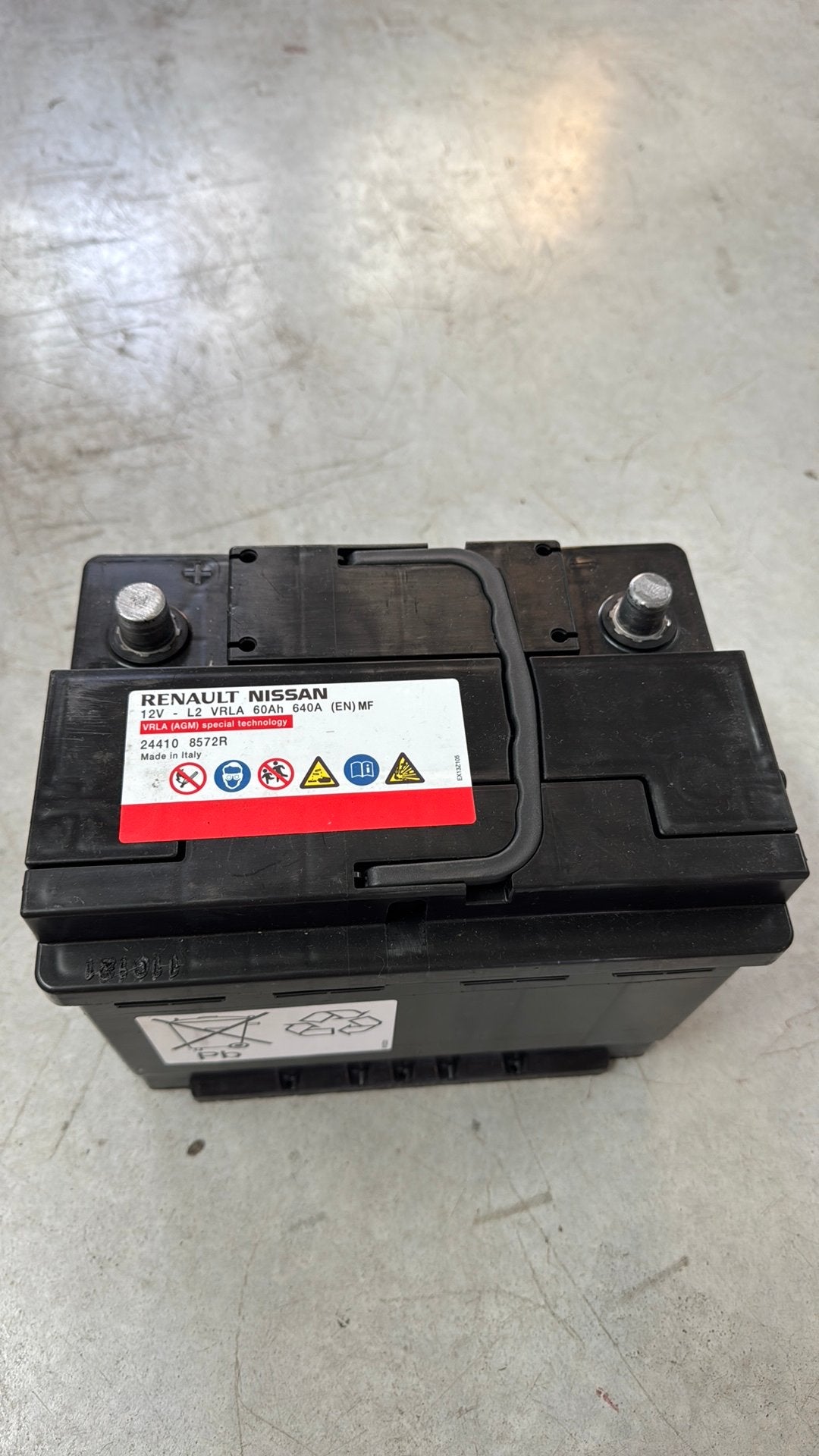 Batterie AGM 12V 60Ah 640A ***Santé 89%***, Autos : Pièces & Accessoires, Enlèvement, Utilisé