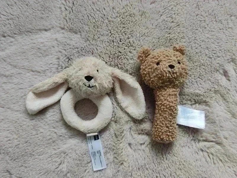 Jollein rammelaars, Kinderen en Baby's, Ophalen of Verzenden, Zo goed als nieuw, Rammelaar, Met geluid
