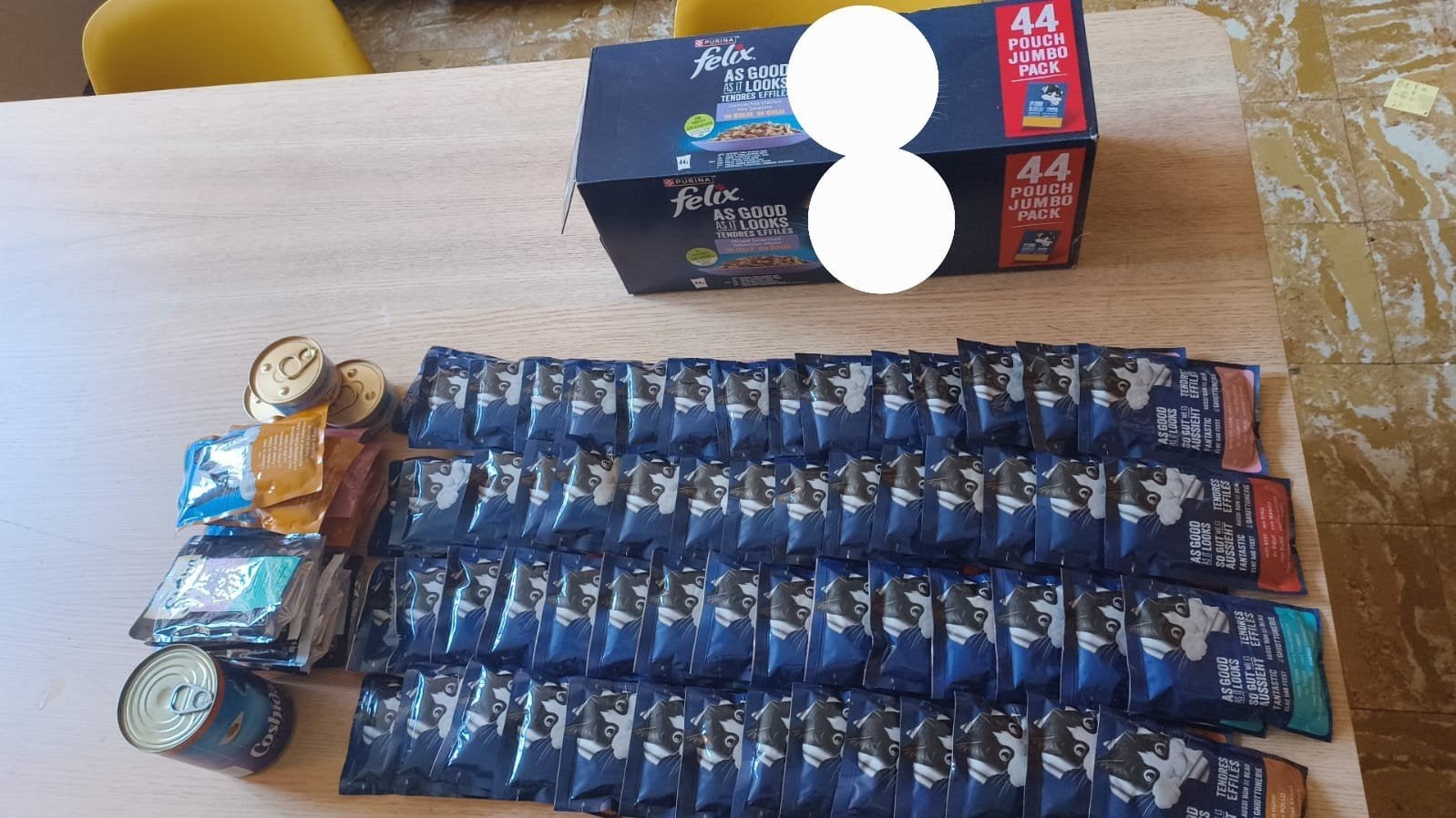 Mega pakket Felix kattenvoer: 121 zakjes + 4 blikken, Ophalen of Verzenden, Kat