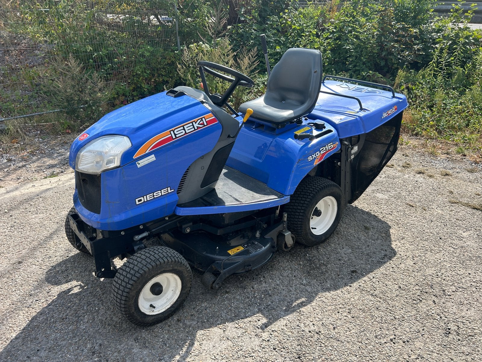 Iseki sxg216 16cv diesel, Enlèvement ou Envoi, Utilisé, Démarrage électrique, 90 à 120 cm