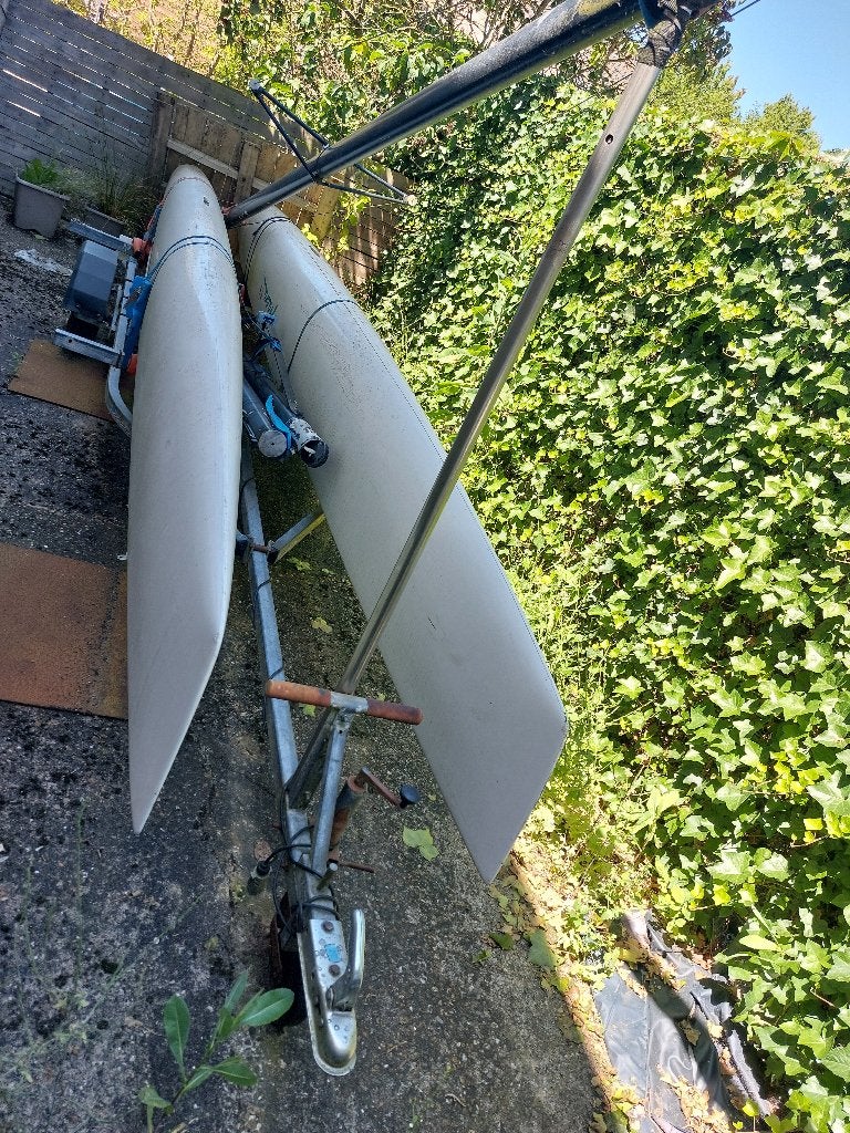 Remorque pour catamaran, Enlèvement, Utilisé, 6 à 9 mètres
