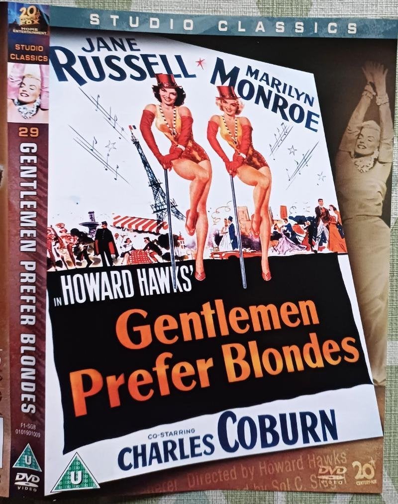 dvd GENTLEMEN PREFER BLONDES  MARILYN MONROE .., CD & DVD, Enlèvement ou Envoi, Comme neuf, Comédie musicale