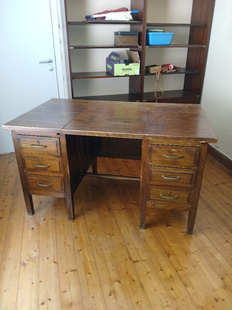 bureau vintage Secrytype 1930, Vintage, 137 cm, Enlèvement, 120 cm