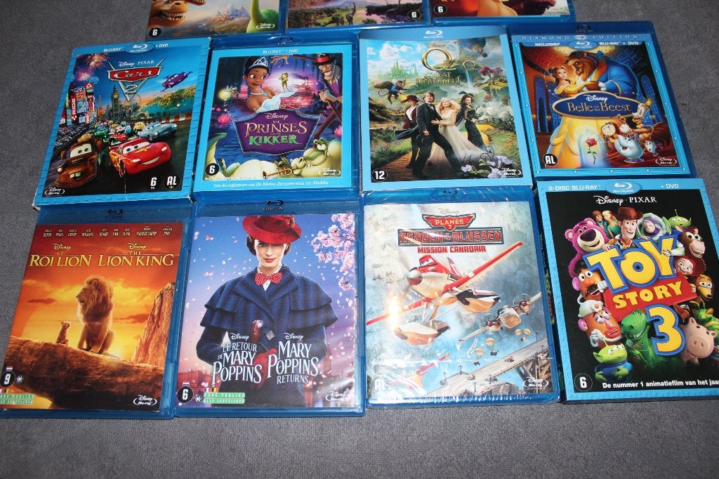 Disney Blu-ray 5 euro per stuk (lees omschrijving), Gebruikt, Nederlands, Film, Ophalen of Verzenden