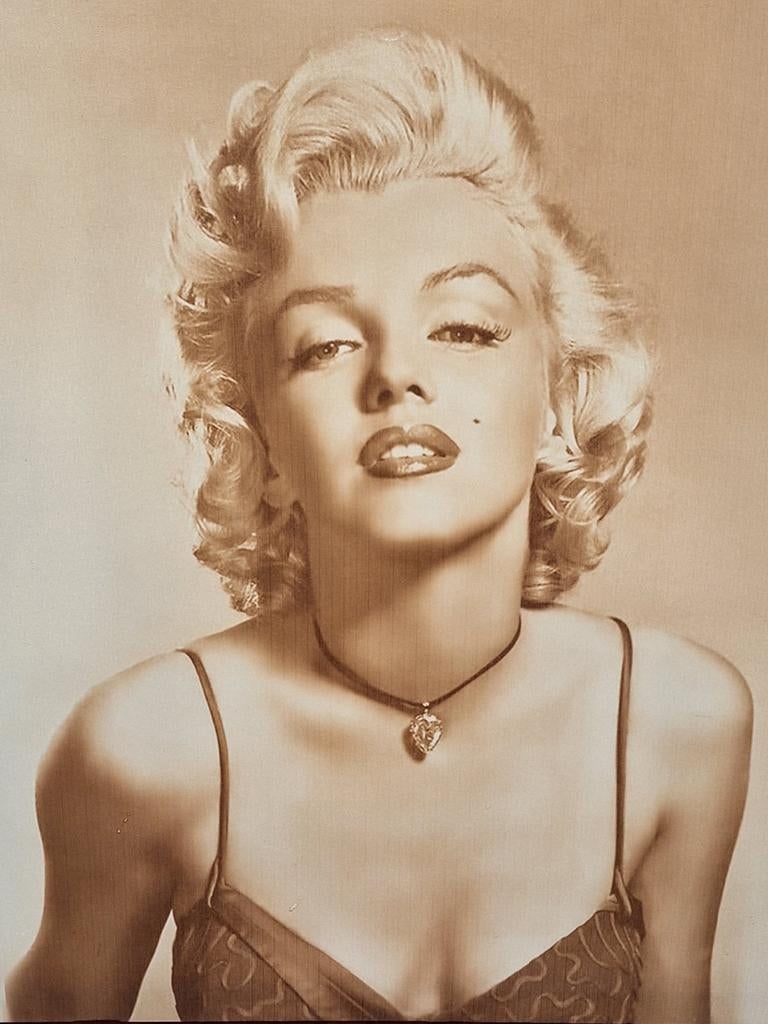 Portretfoto Marilyn Monroe op canvas, Ophalen of Verzenden, Foto