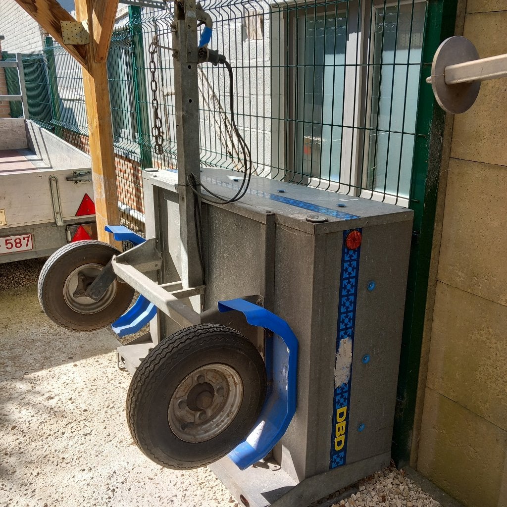 kleine aanhangwagen, Ophalen, Gebruikt