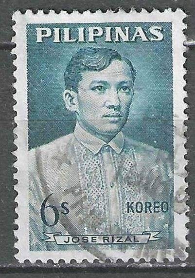 Filipijnen 1962/1964 - Yvert 540A - Jose Rizal  (ST), Verzenden, Gestempeld