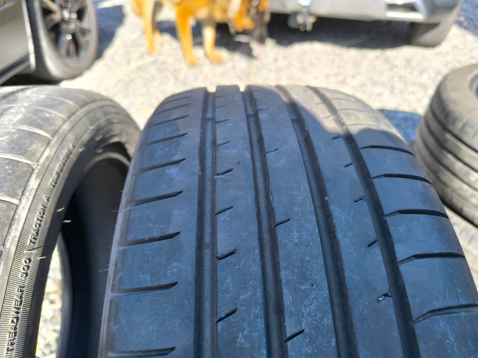 4 pneus été 215 45 18, Ophalen, 18 inch, Band(en), Personenwagen