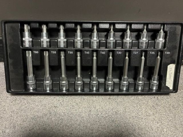 Deltach 122000 Doppenset torx 1/2″ 18 delig, Doe-het-zelf en Bouw, Ophalen of Verzenden, Nieuw, Benzinemotor