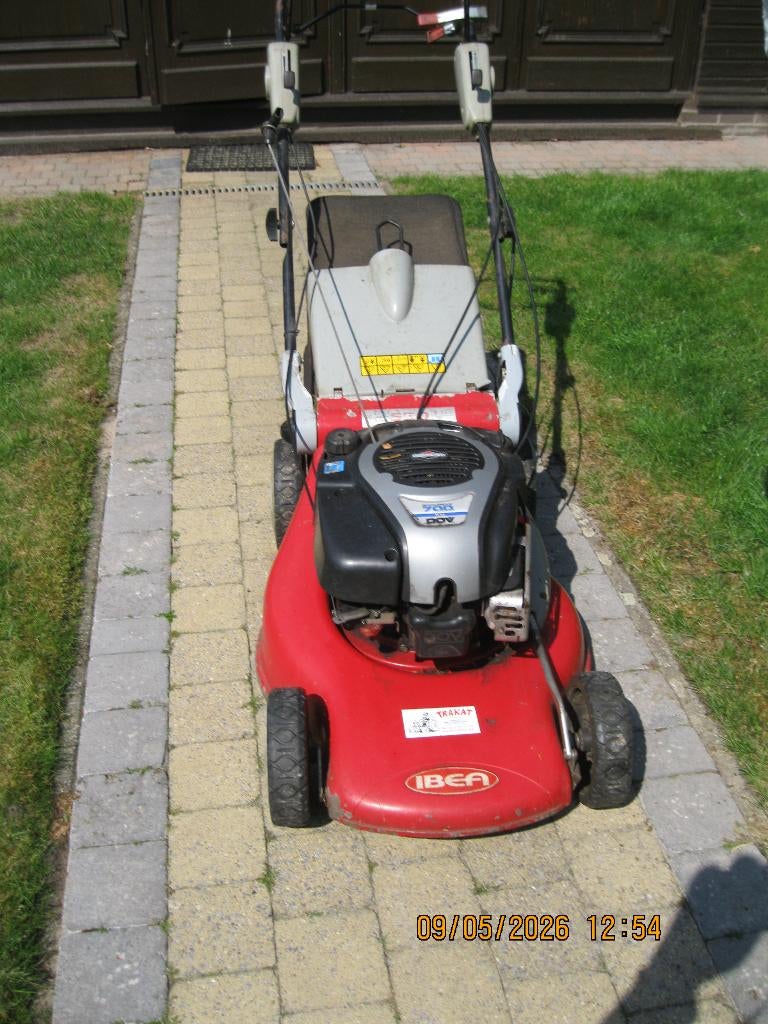 grasmaaier maaibreedte 48cm, Ophalen, Cirkelmaaier, Gebruikt, Benzine-grasmaaier
