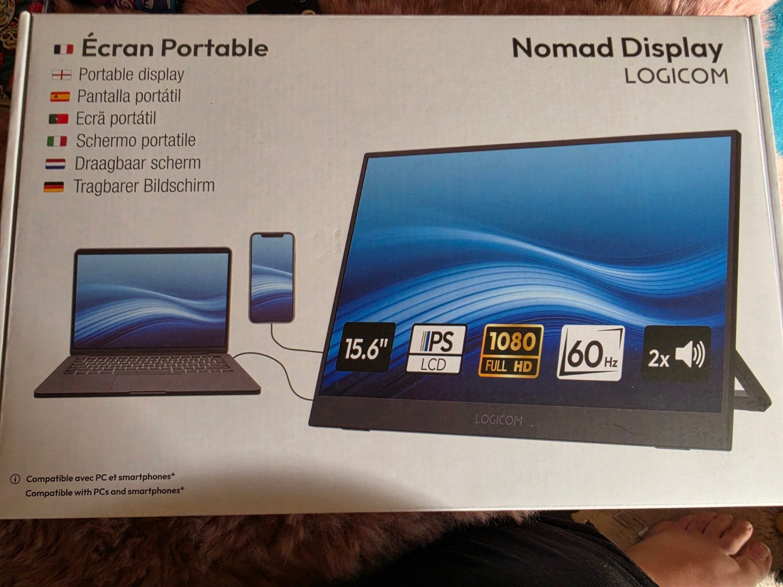 Écran portable 15,6 " Nomad Display Logicom, Enlèvement ou Envoi