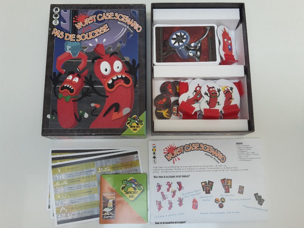 Nieuw spel Wurst Case Scenario, 2-6 sp., 8+, + gratis promo, Hobby en Vrije tijd, Ophalen of Verzenden, Nieuw, Jumping Turtle Games