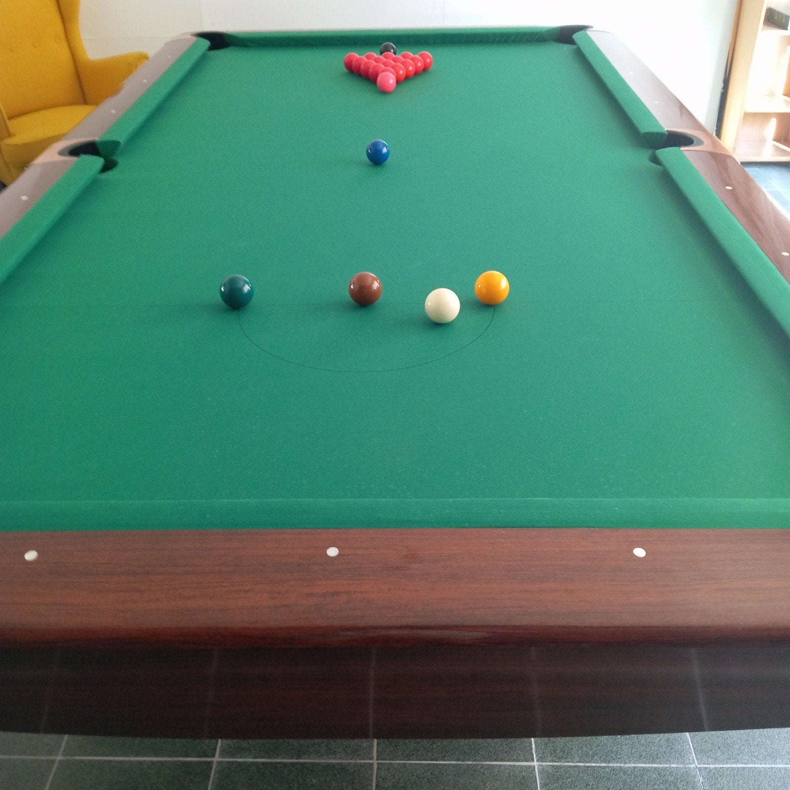 snooker/pooltafel, Sport en Fitness, Biljarten en Poolen, Ophalen, Pooltafel