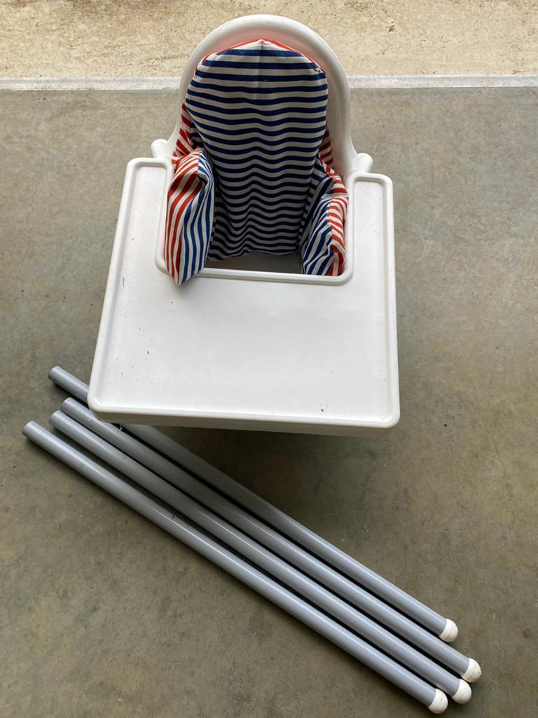 Ikea eetstoel met kussentje