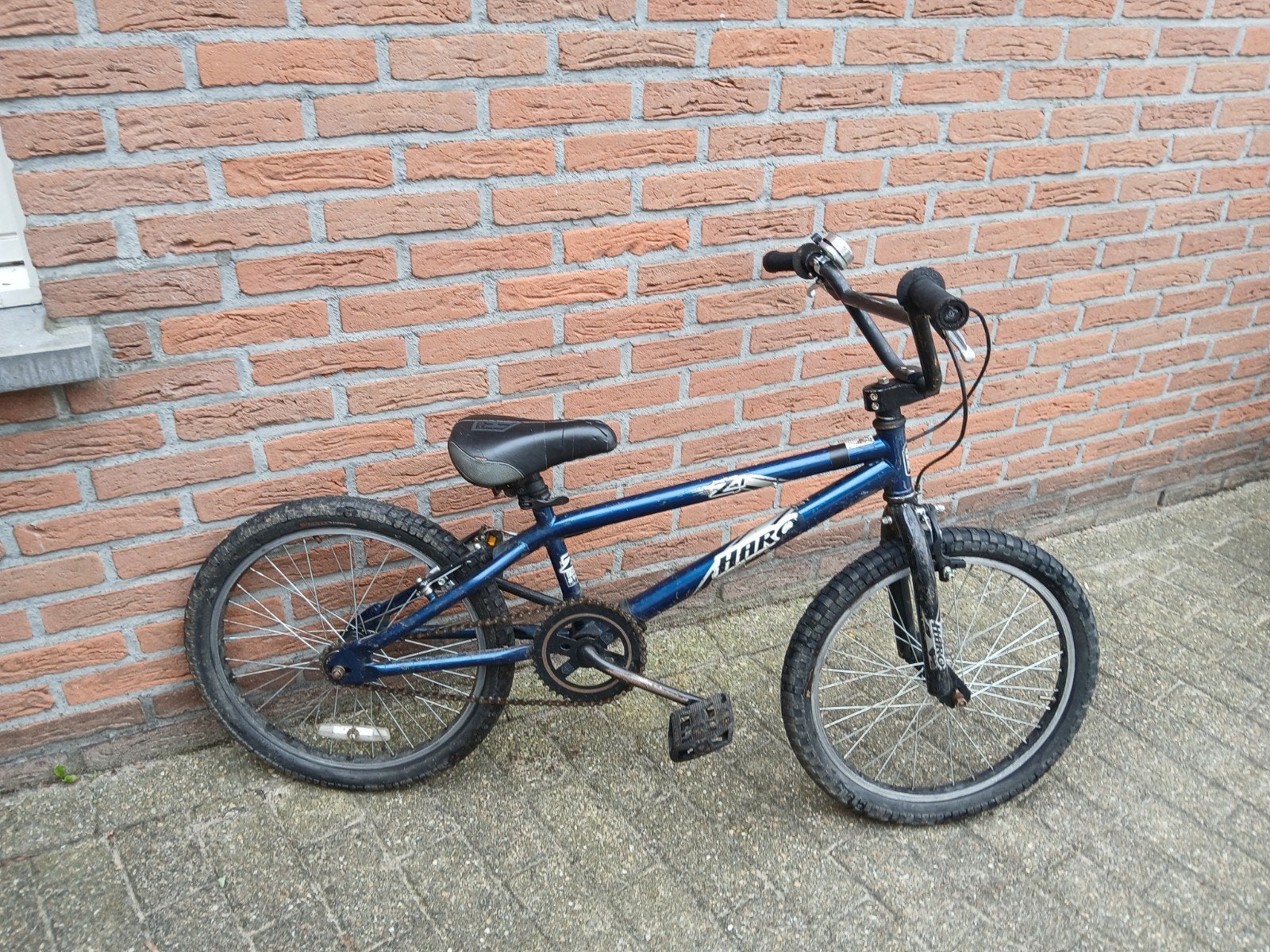 Donker blauwe BMX 20-inch, Ophalen of Verzenden, Zo goed als nieuw, 20 tot 24 inch