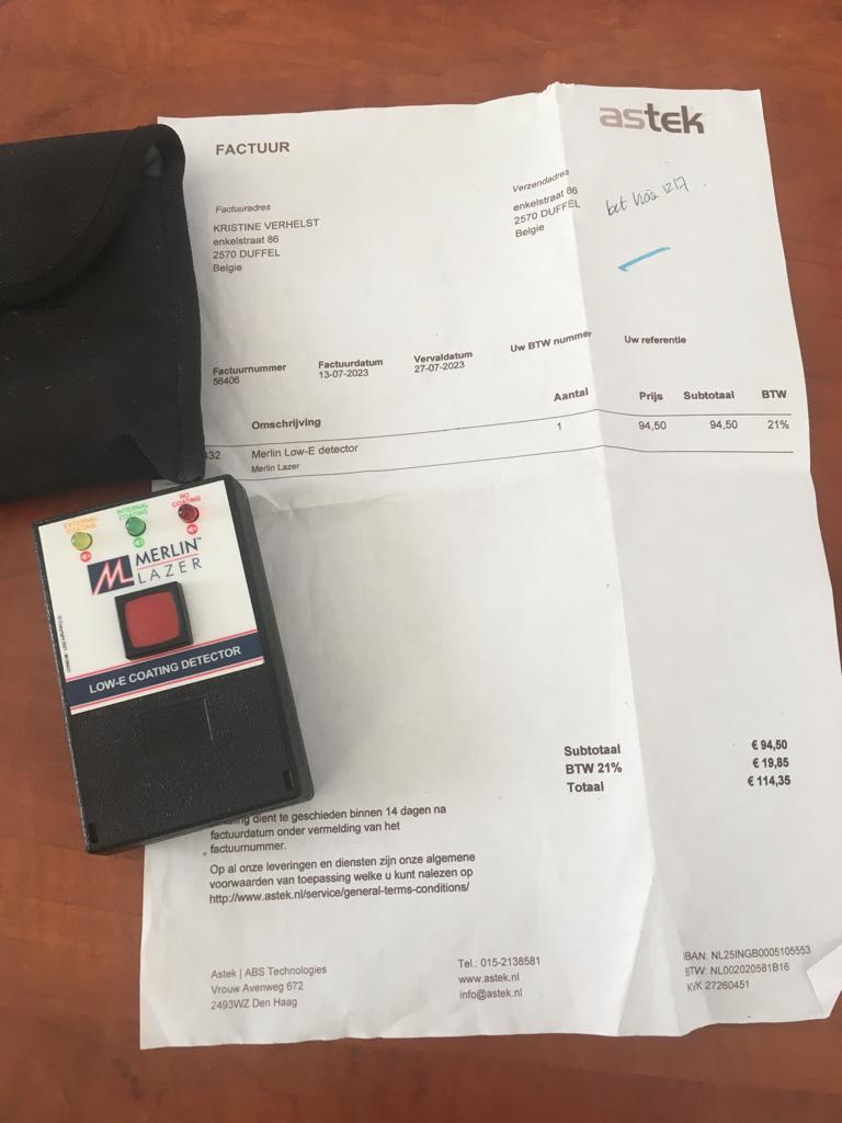 Energiemeter raamcoatings, Ophalen of Verzenden, Zo goed als nieuw, Overige meters