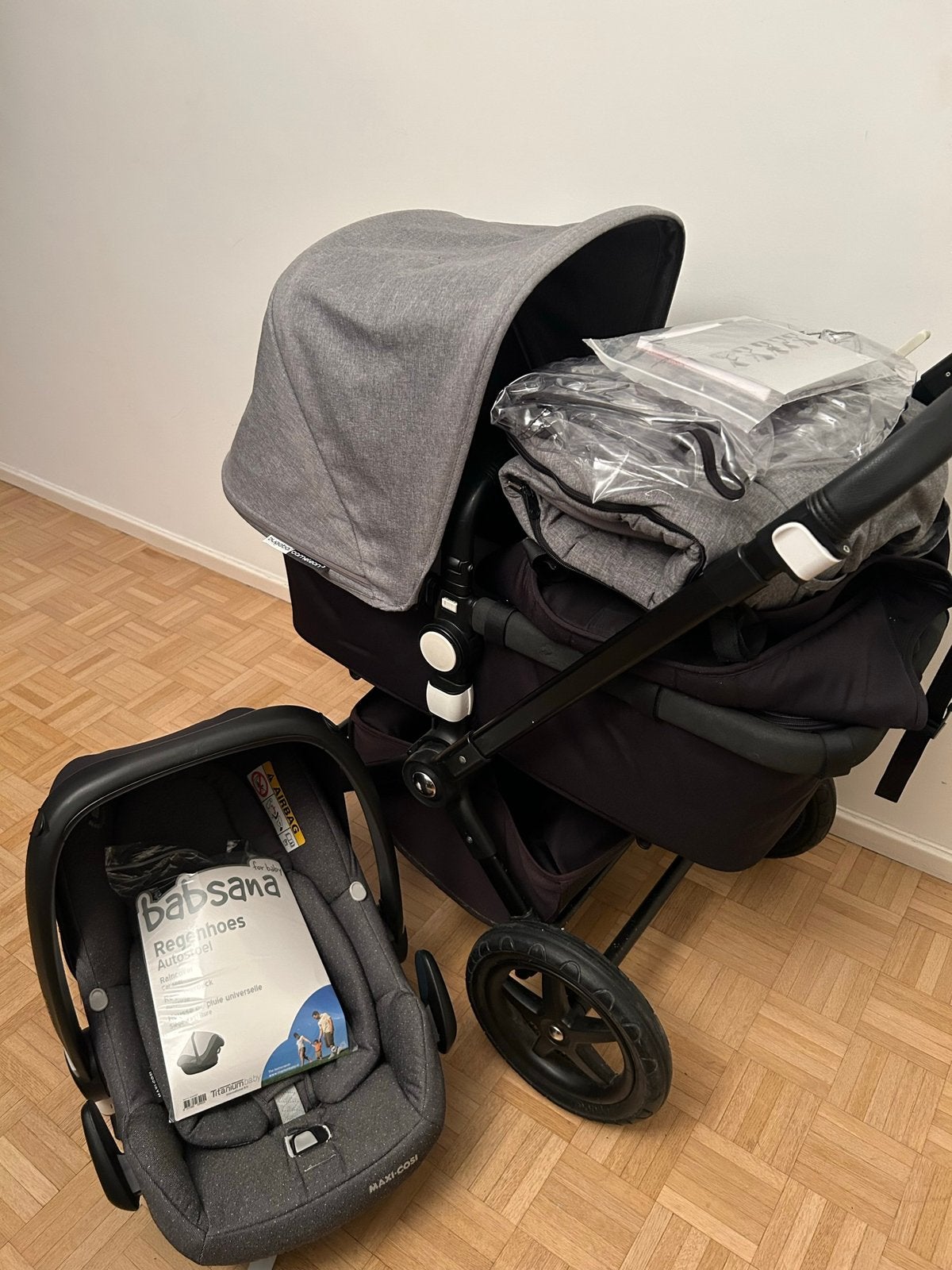 Bugaboo buggy 3 in 1, Ophalen, Gebruikt, Kinderwagen, Bugaboo