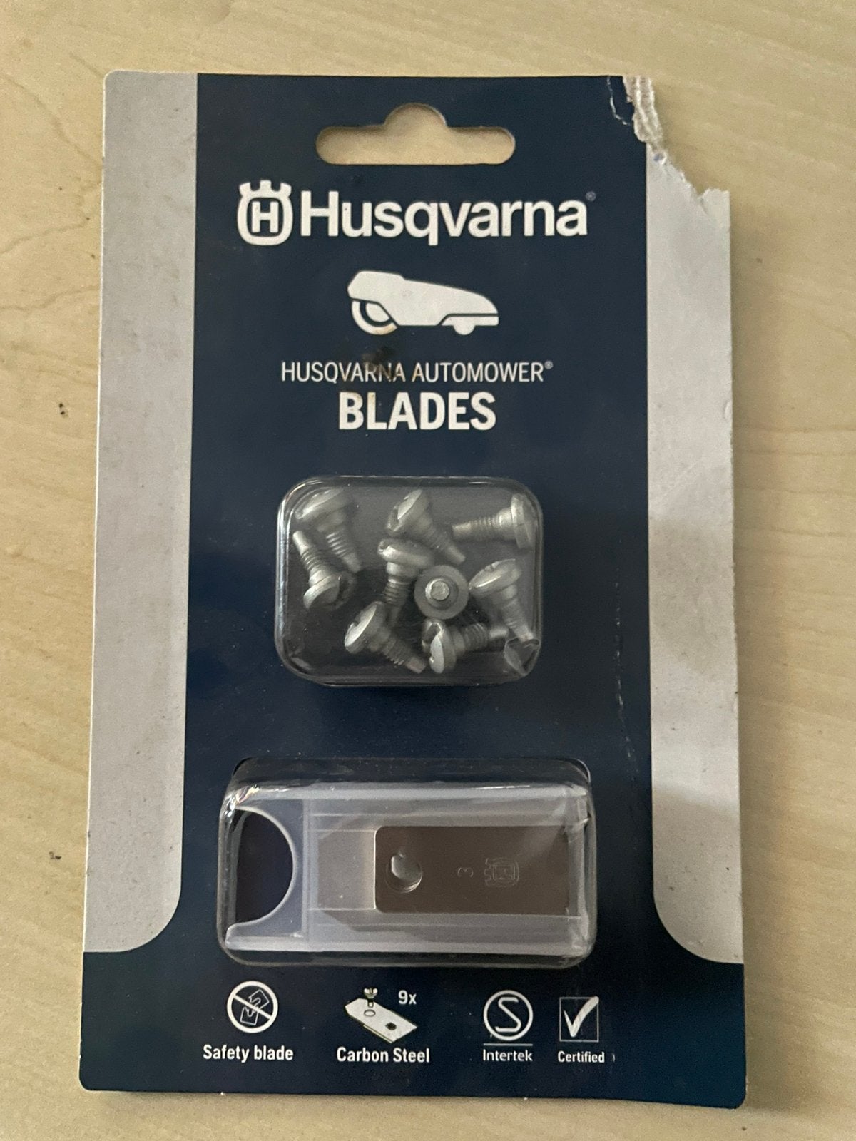 Kit 9 lames et 9 b’vis original Husqvarna, Jardin & Terrasse, Tondeuses robotisées, Enlèvement ou Envoi, Neuf