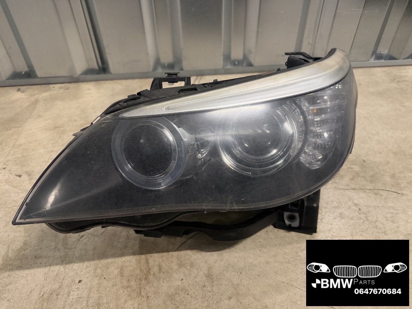 Koplamp LINKS bi xenon BMW 5-Serie E60 E61 FACELIFT LCI, -, Origine de la pièce connue, Utilisé, -