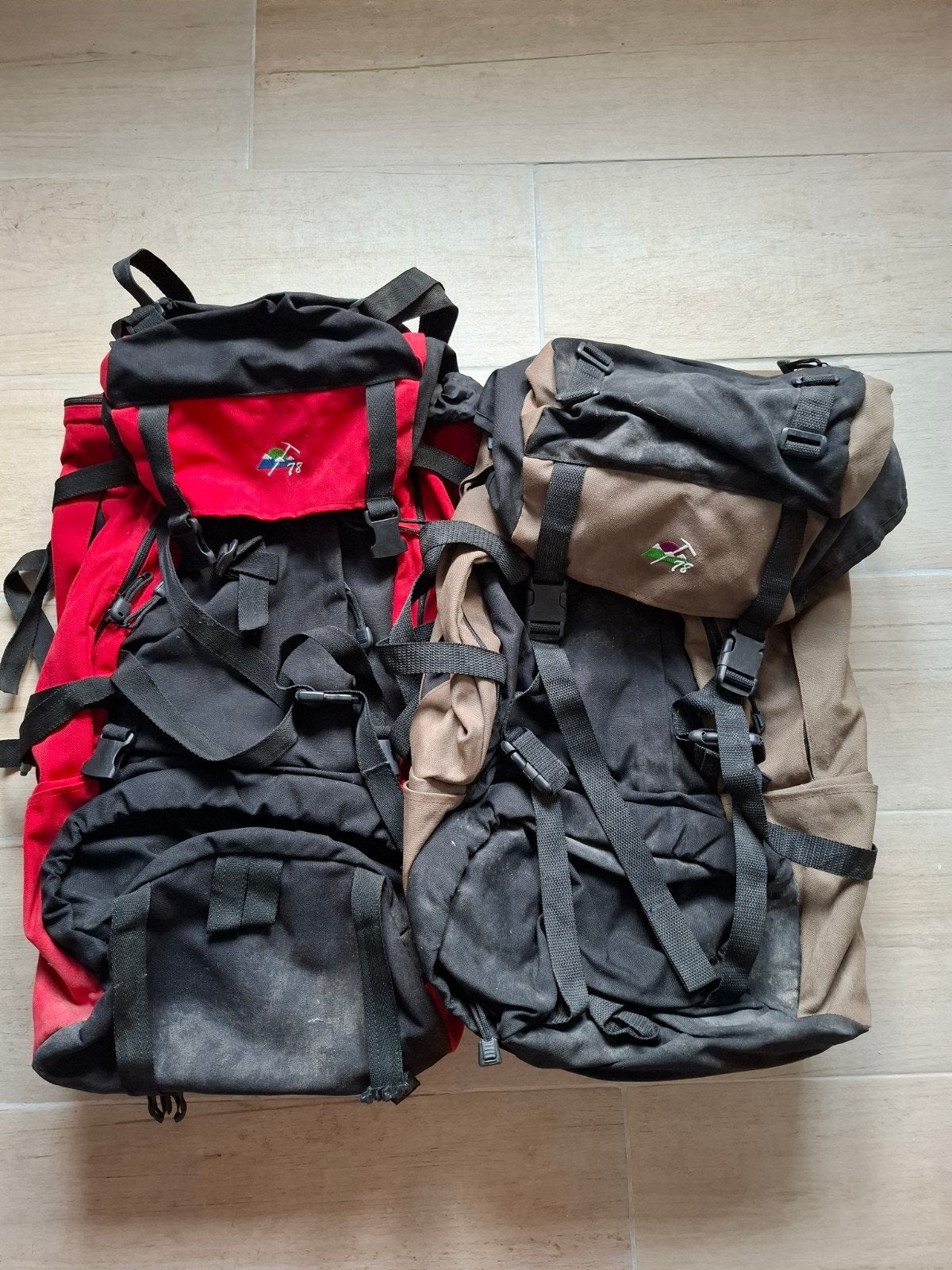 2 trekrugzakken, Ophalen, Gebruikt