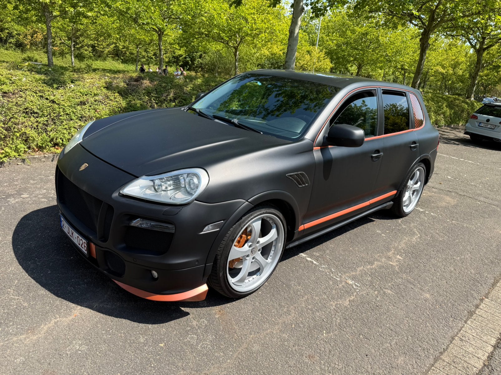 Porsche cayenne *ROZE FORMULIER gekeurd vvk lichte vracht *, Autos, 4500 cm³, Achat, 2 places, Noir