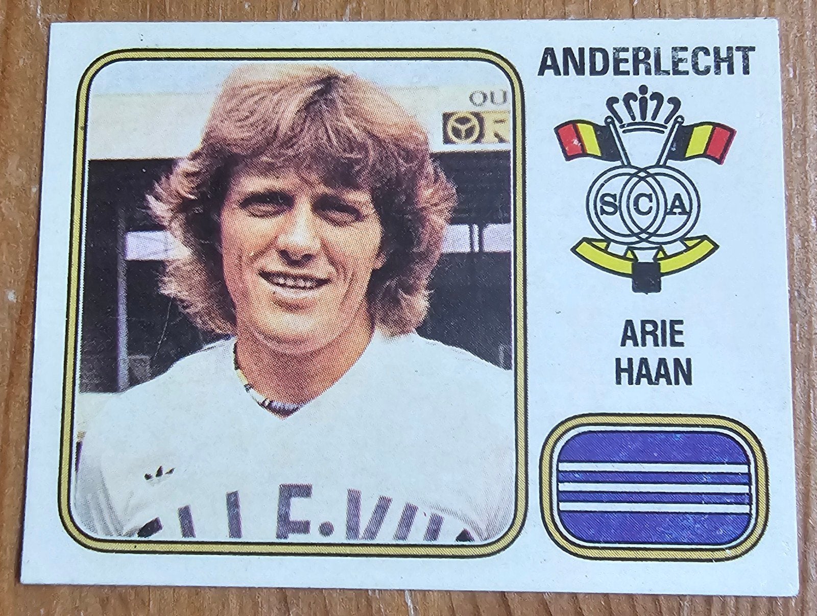Panini Football 81 #13 Arie Haan Anderlecht Voetbal!, Ophalen of Verzenden, Sticker