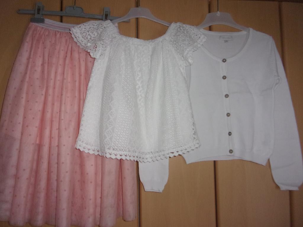 3 delige meisjes outfit. Maat 140, Enlèvement ou Envoi, Comme neuf, Fille, Ensemble