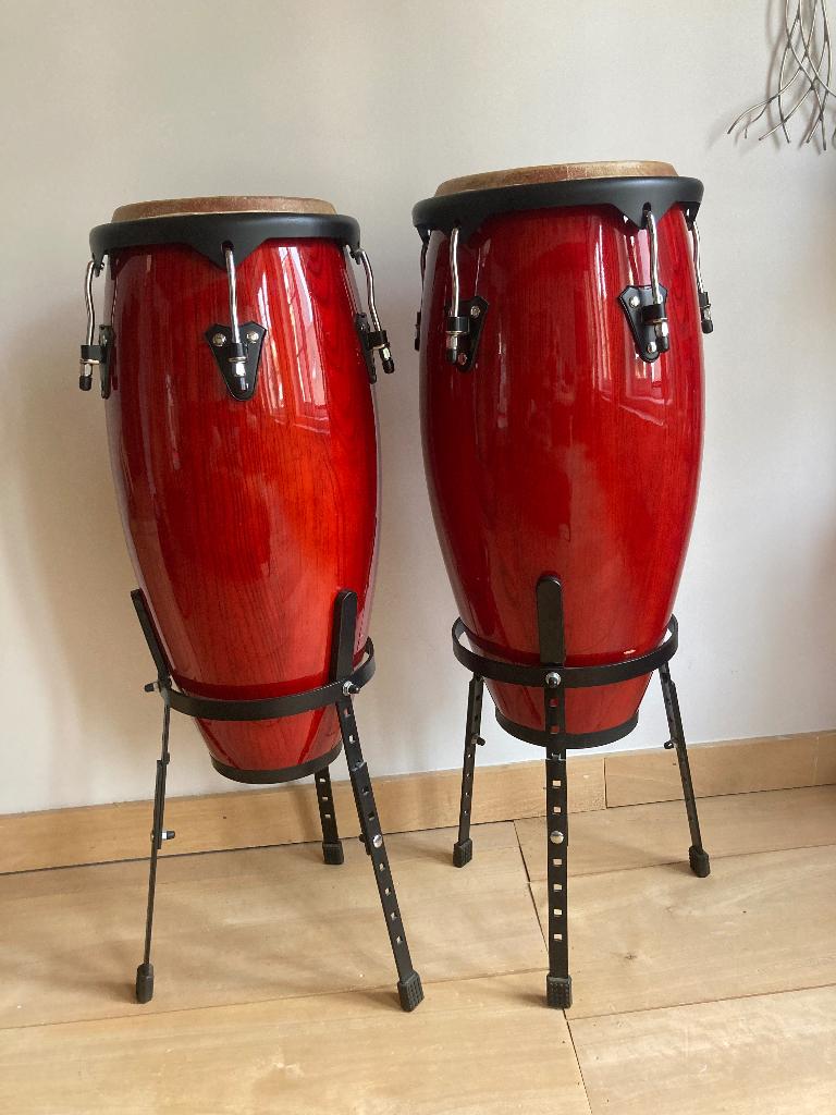 Twee conga’s, Muziek en Instrumenten, Ophalen, Zo goed als nieuw