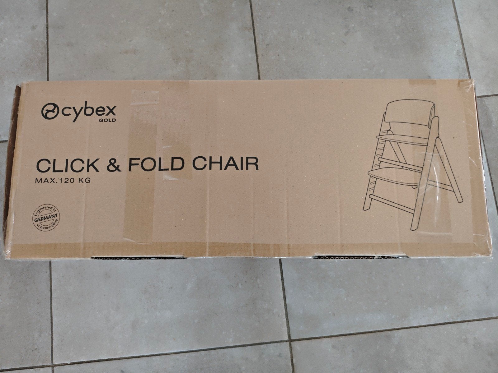 CYBEX Gold Click & Fold Stoel (Stone Blue), Kinderen en Baby's, Ophalen, Nieuw