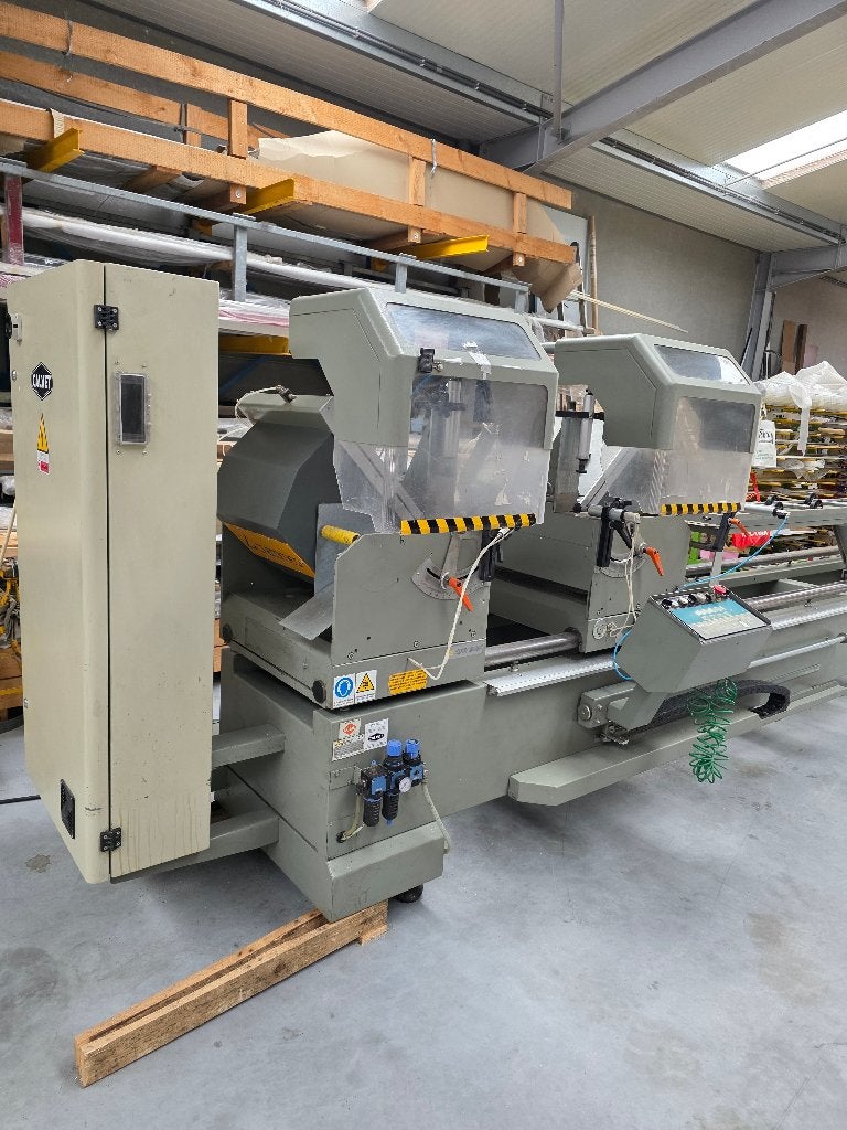 Emmegi zaagmachine, Ophalen, Gebruikt