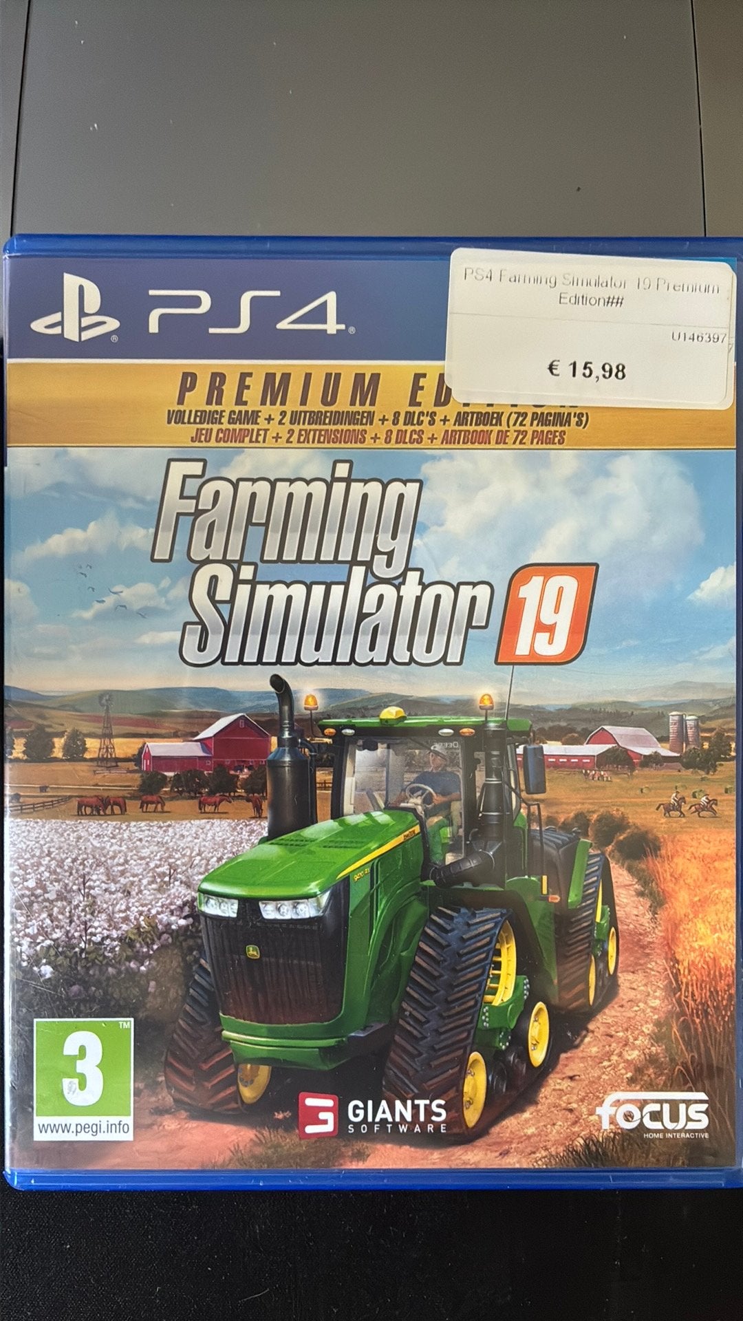 Farming simulator 19 ps4, Enlèvement ou Envoi, 1 joueur, Comme neuf, À partir de 3 ans
