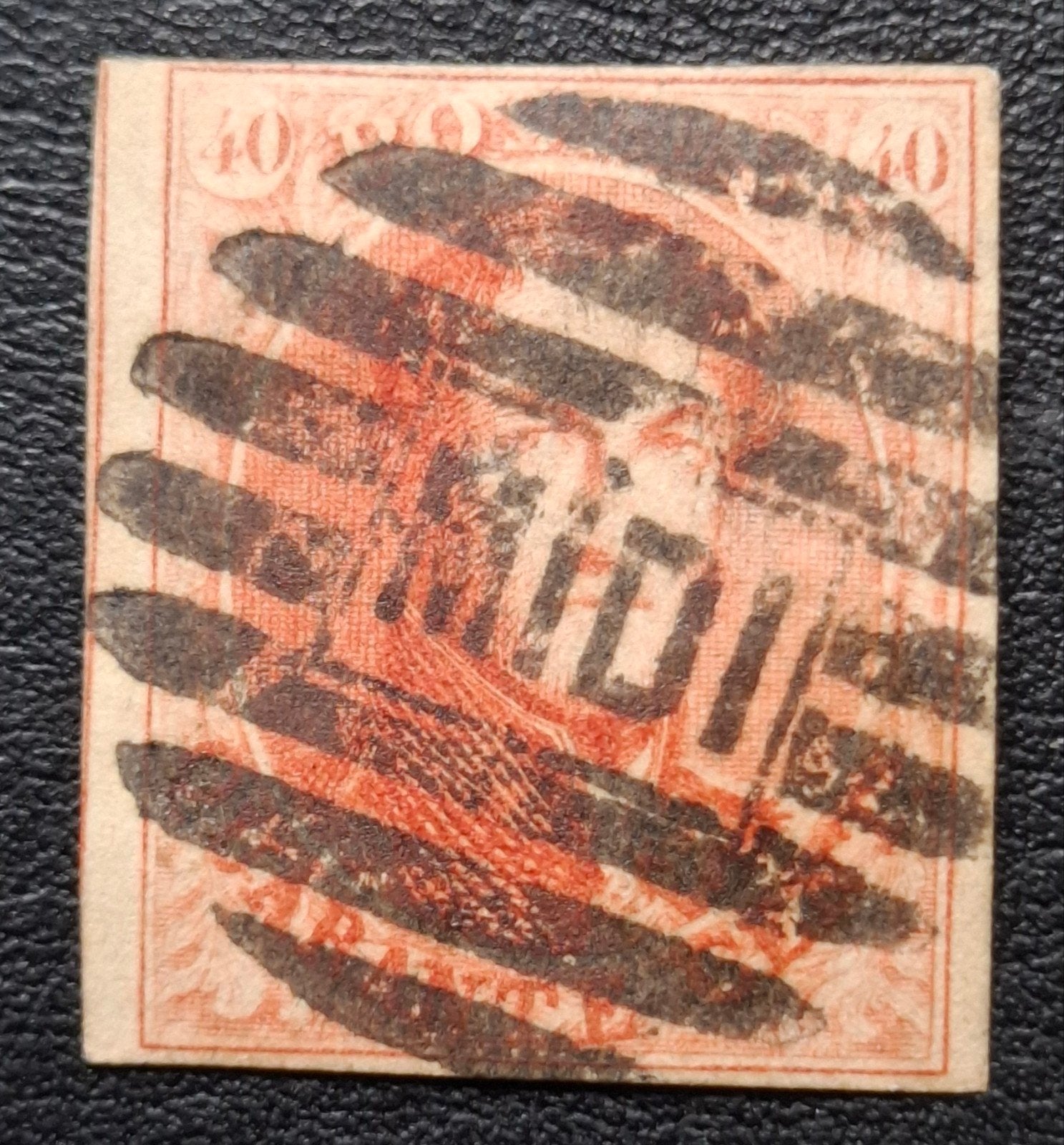 Belgique : COB 12 (●) Médaillon 1861., Avec timbre, Enlèvement ou Envoi, Sans gomme, Affranchi