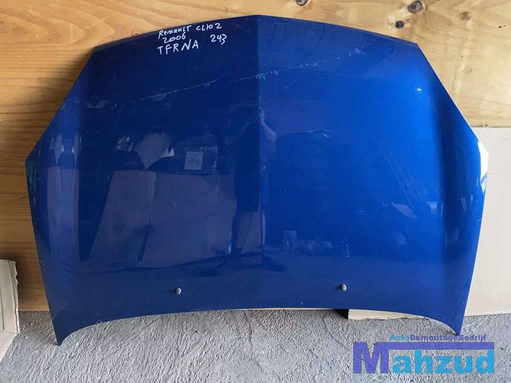 2006 RENAULT CLIO 2 BLAUW TFRNA Motorkap, Autos : Pièces & Accessoires, Carrosserie & Tôlerie, Capot moteur, Renault, Utilisé