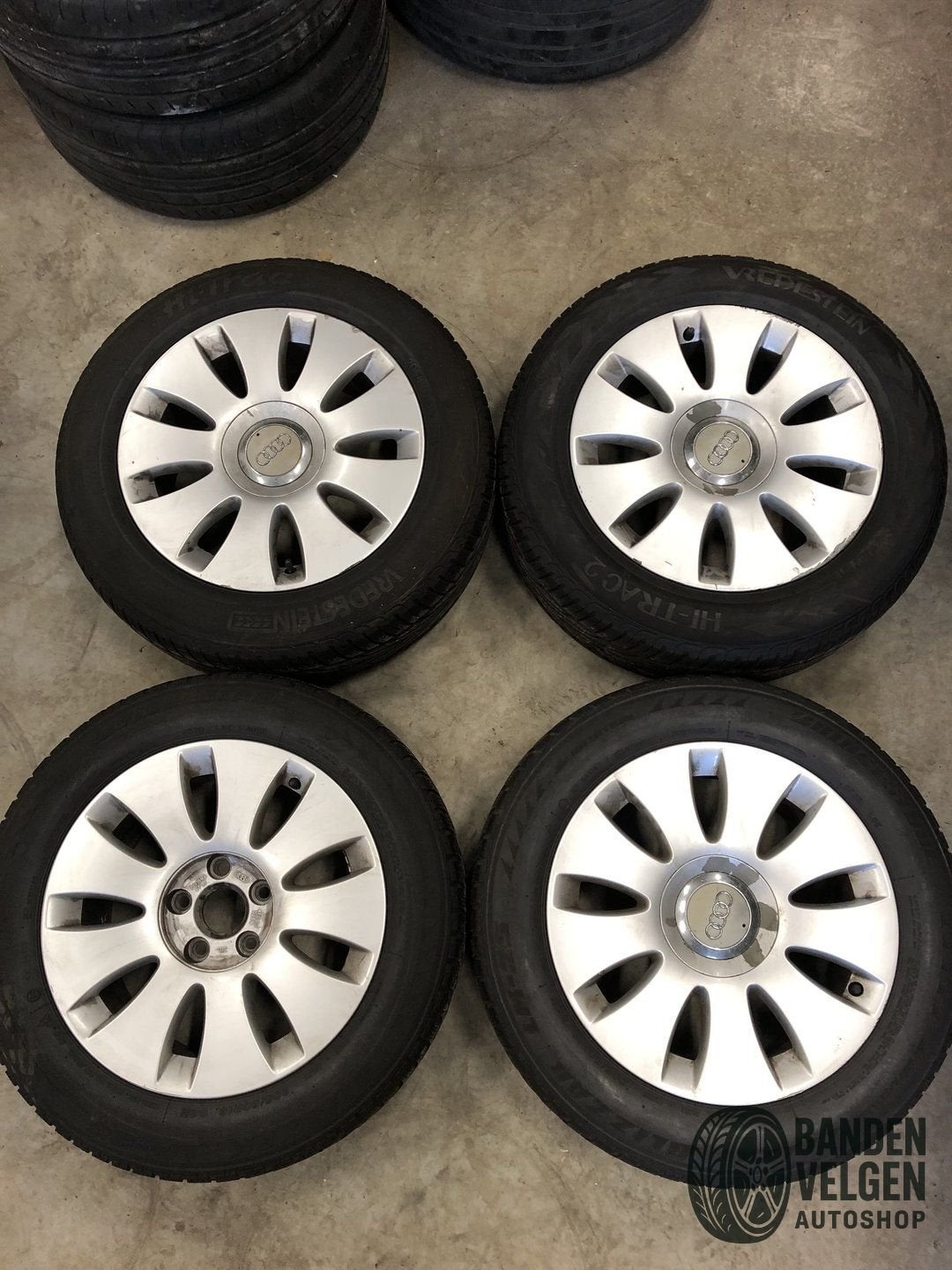 Audi LM Velgen 205-60-16 92H 5 x 112 ET35 NG 57,1 Mm, Auto-onderdelen, Banden en Velgen, Gebruikt, -, Banden en Velgen, -