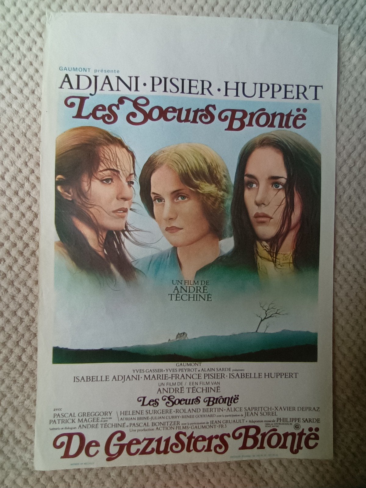 filmposter de gezusters Bronte 1979, Verzamelen, Ophalen of Verzenden