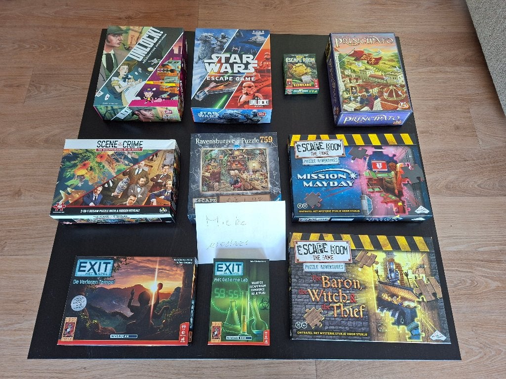 escape games - escape puzzles - principato, Hobby & Loisirs créatifs, 1 ou 2 joueurs, Enlèvement ou Envoi, Comme neuf