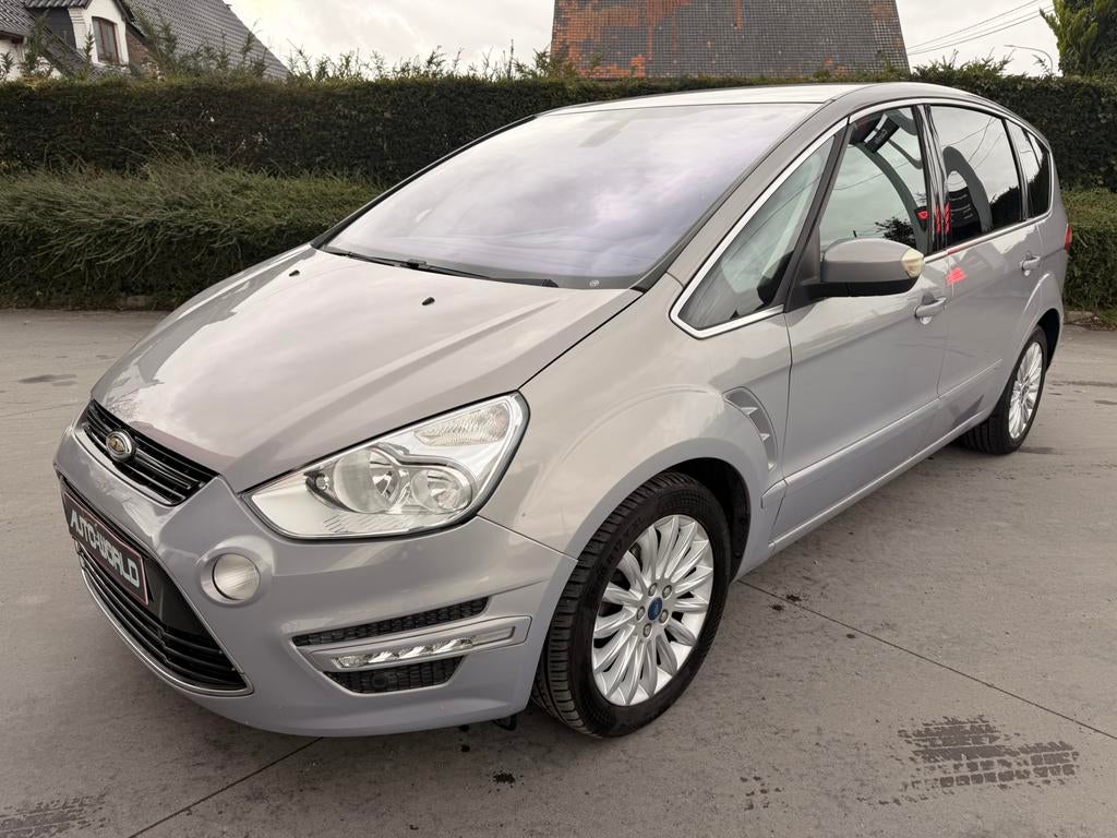 Ford s-max 2.0tdci, Autos, Cuir, Entreprise, Boîte manuelle, Noir